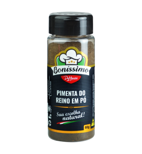Tempero Pimenta Do Reino Em Pó Bonissimo 60g