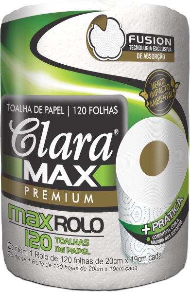 Toalha De Papel Clara Max C/1unid