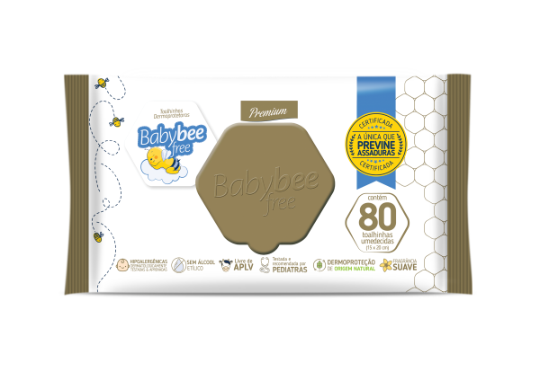 Toalha Umedecida Baby Bee Dermoprot C/80