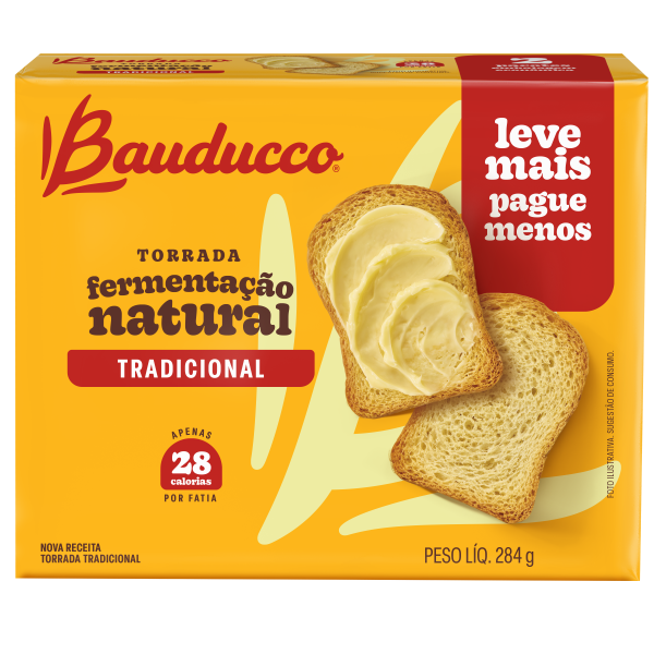 Torrada Bauducco Tradicional 284g