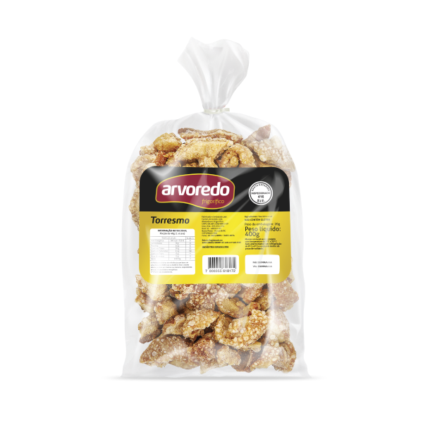 Torresmo Arvoredo Pacote 400g