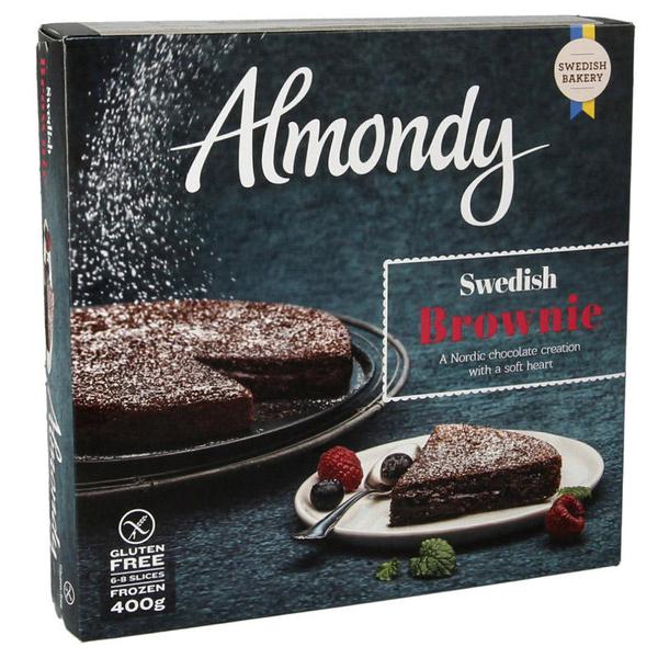 Torta de Brownie Sueco Almondy Congelada 400g