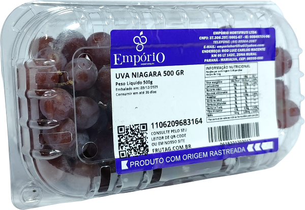 Uva Niágara Empório Bandeja 450g