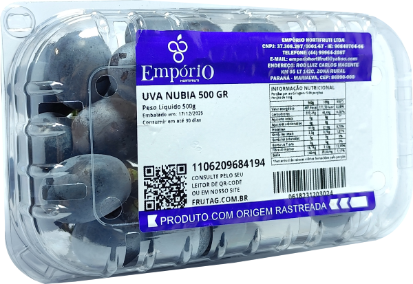 Uva Nubia Empório Bandeja 450g