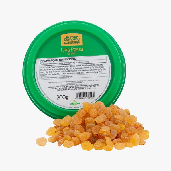 Uva Passas Branca Euro Company 200g