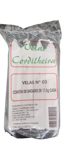 Vela Cordilheira Br N3 C/8 17,5g