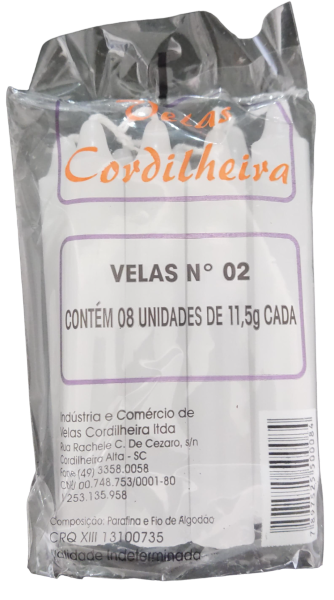 Vela Cordilheira Br n 2 C/8 11,5g