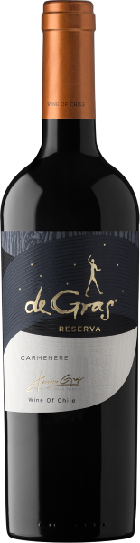Vinho Carmenere Chileno Reserva Degras 750ml (Imortação Brasão)