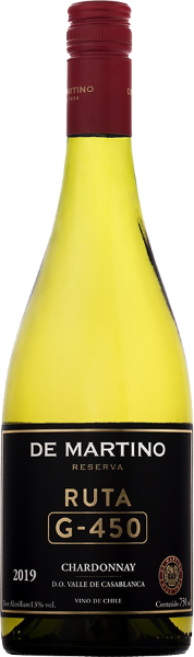 Vinho Chardonnay Ruta G450 De Martino 750ml