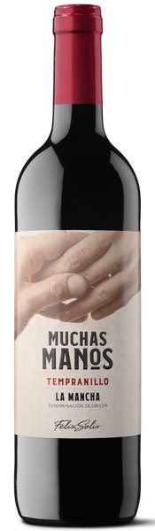Vinho Espanhol Muchas Manos Tempranillo 750ml (Importação Brasão)