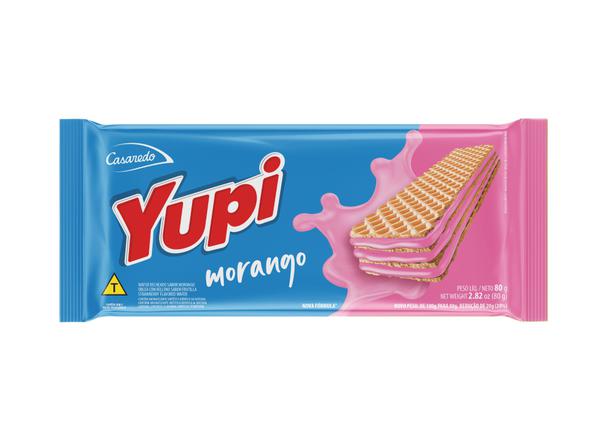 Wafer Casaredo Morango Yupi 80g