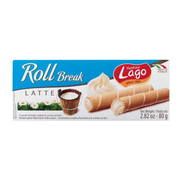 Wafer Roll Break Leite Lago 80g
