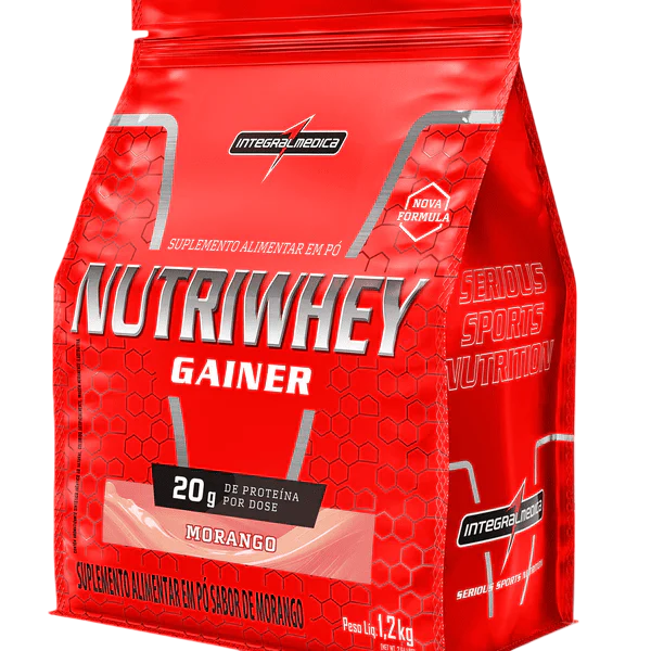 Whey Nutri  Protein Morango Integralmedica 1,2kg