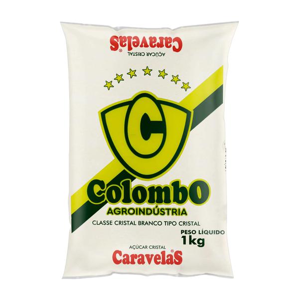 AÇUCAR CRISTAL COLOMBO 1KG
