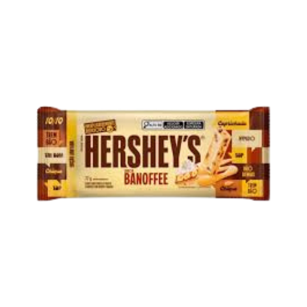 BARRA HERSHEYS CHOCO BRANCO/BANOFFE 77G