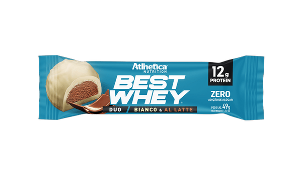 BEST WHEY BAR BIANCO & AL LATTE 12G PROTEIN 12UN