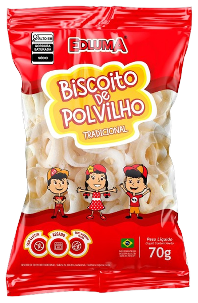 BISCOITO DE POLVILHO EDLUMA 70