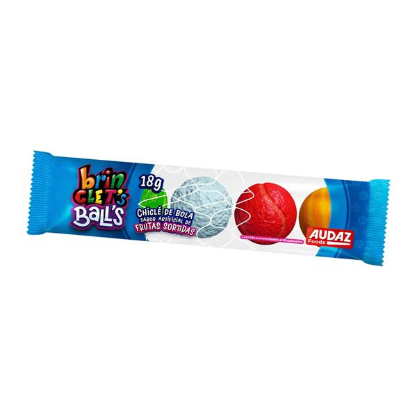 BRINCLETS FRUTAS CHICLETE 18G