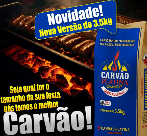 CARVAO PLATINA 3,5KG