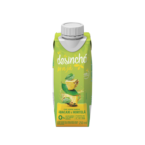 CHA VERDE ABACAXI E HORT DESINCHA 250ML