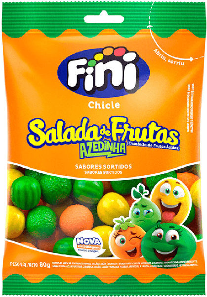 CHICLETE FINI SALADA DE FRUTAS