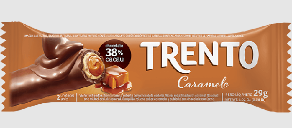 CHOC PECCIN TRENTO CARAMELO 29G