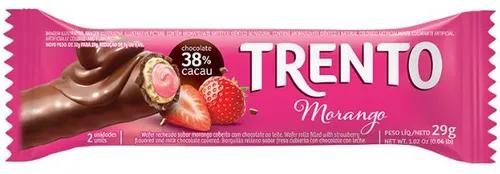 CHOCOLATE PECCIN TRENTO MORANGO 29G