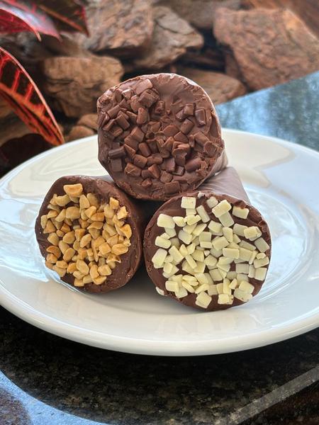 CONE RECHEADO MORANGO NUTELLA