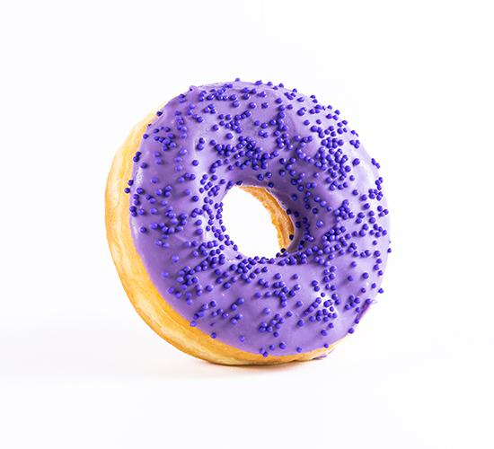 DONUTS DE BLUEBERRY UN