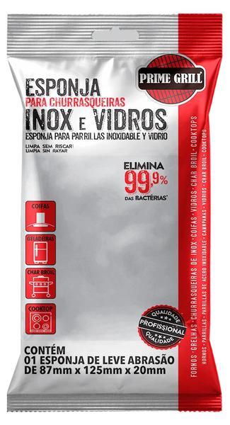 ESPONJA P/INOX E VIDROS PRIME