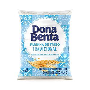 FARINHA DE TRIGO D BENTA PLAST 1KG