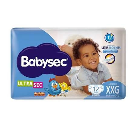FRALDA BABYSEC ULTRA JUMBINHO XXG 12UN