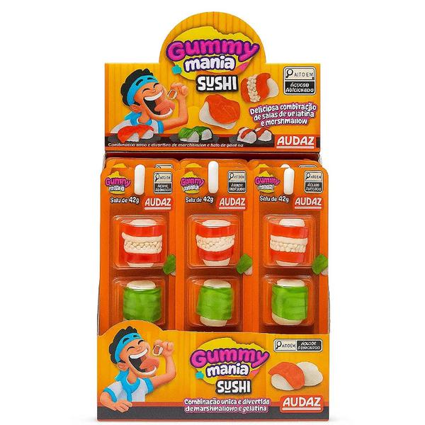 GUMMY MANIA SUSHI DP C/12 UN