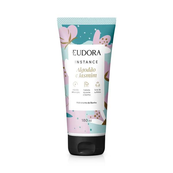 HIDRATANTE DE BANHO ALGODAO E JASMIN EUDORA 180ML