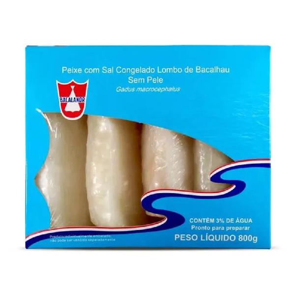 LOMBO DE BACALHAU COM SAL SEM PELE