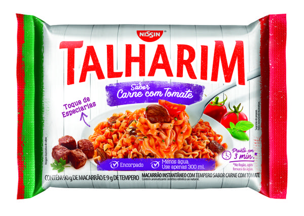 MACARRAO TALHARIM CARNE C/TOM
