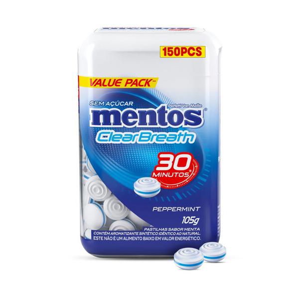 MENTOS 30 MIN PEPPERMINT 105GR
