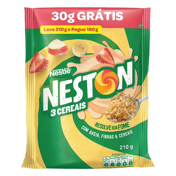 NESTON 3 CEREAIS SACHET 210GR