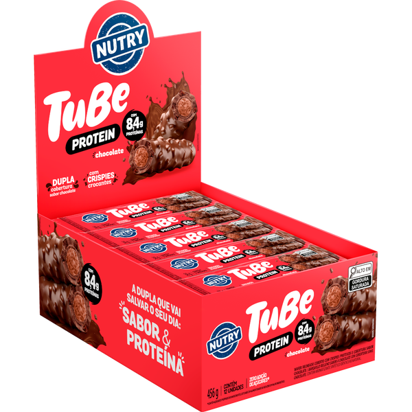 NUTRY TUBE PROTEIN MORANGO 38G