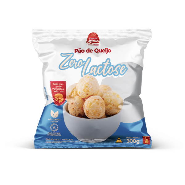 PAO DE QUEIJO MINAS ZERO LACTOSE  300G