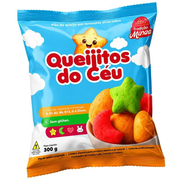PAO DE QUEIJO QUEIJITOS DO CEU 300G