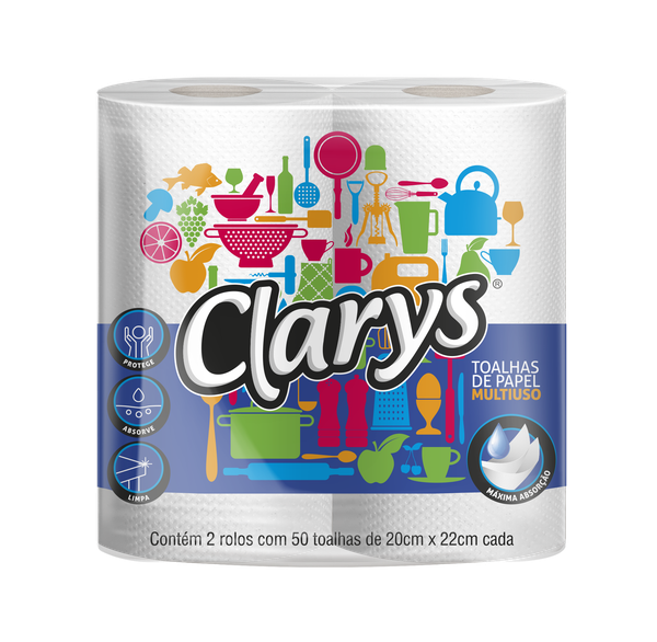 PAPEL TOALHA CLARYS