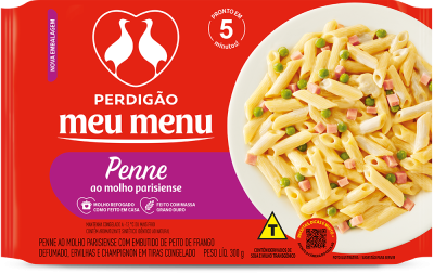 PENNE PERDIGÃO AO MOLHO PARISI