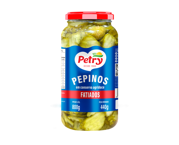 PEPINO FATIADO AGRIDOCE PETRY