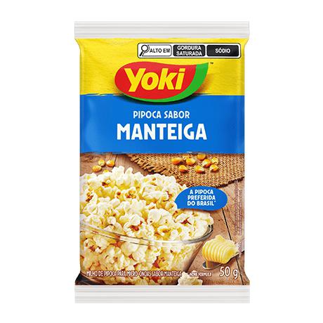 PIPOCA MICRO YOKI MANTEIGA 50G
