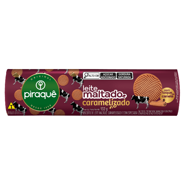 PIRAQUE LEITE MALTADO CARAMELIZADO  132G
