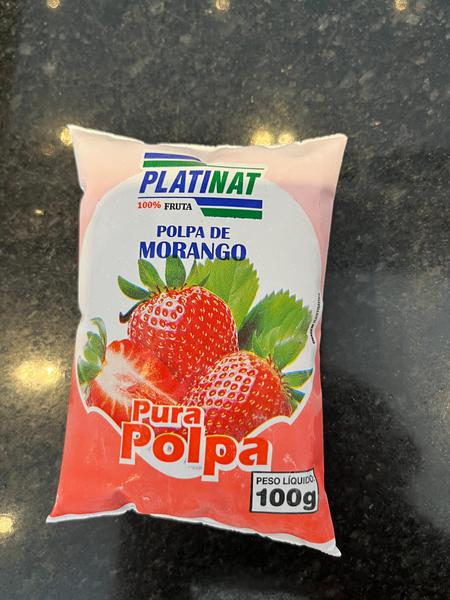POLPA DE MORANGO PLATINAT 100G