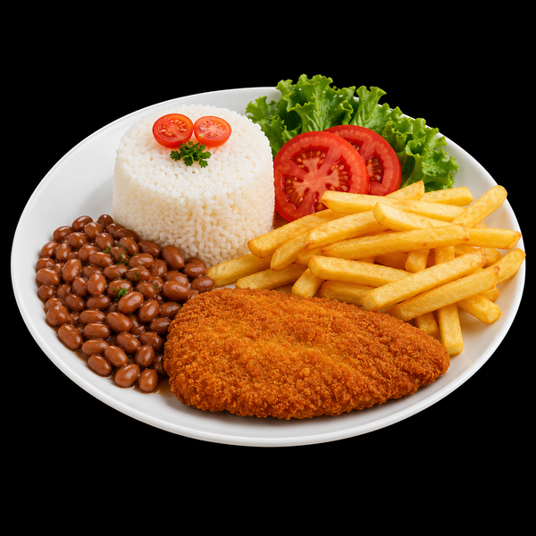 PRATO EXECUTIVO DE FRANGO A MILANESA