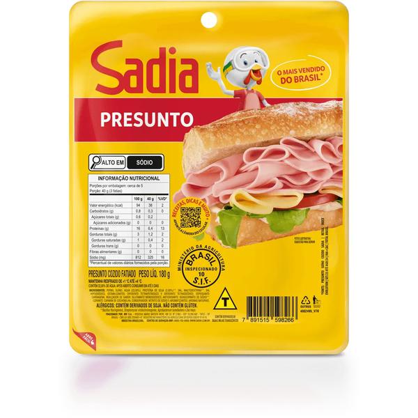 PRESUNTO FATIADO SADIA 180GR