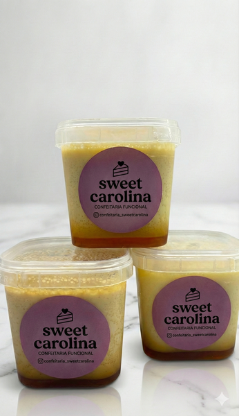 PUDIM COM CALDA CARAMELIZADA - SEM AÇUCAR